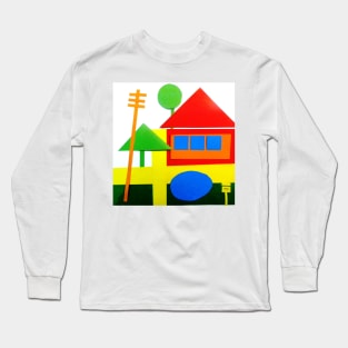 A Little Slice of Australia  (Collage) Long Sleeve T-Shirt